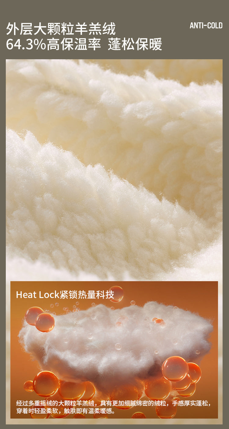 蕉下女士防风羊羔绒外套常规款中暖款PO89024保暖百搭外套女款